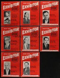 5a090 LOT OF 8 MOTION PICTURE EXHIBITOR 1958 EXHIBITOR MAGAZINES '50s info for theater owners!