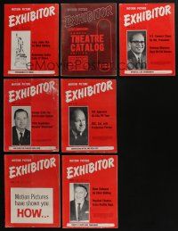 5a089 LOT OF 8 MOTION PICTURE EXHIBITOR 1964-65 EXHIBITOR MAGAZINES '60s info for theater owners!