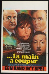 5b067 BLOODY MURDER Belgian '74 Lea Massari, Michel Bouquet, La Main a Couper!