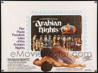 5b164 ARABIAN NIGHTS British quad '74 Pier Paolo Pasolini's Il Fiore delle Mille e una Notte