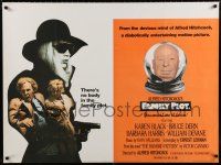 5b191 FAMILY PLOT British quad '76 from the mind of devious Alfred Hitchcock, Karen Black,Bruce Dern