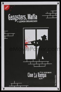 5b053 GANGSTERS, MAFIA Y CRIMEN ORGANIZADO Cuban '11 cool art of gangster with Tommy gun!