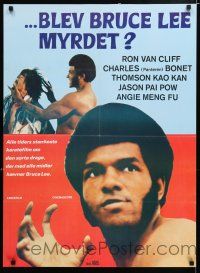 5b610 BLACK DRAGON'S REVENGE Danish '77 Bruce Lee, cool images of Ron Van Clief fighting!