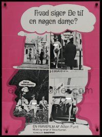 5b731 WHAT DO YOU SAY TO A NAKED LADY Danish '70 Allen Funt's first Candid Camera feature film!