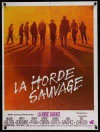 5b412 WILD BUNCH French 24x32 '69 Sam Peckinpah aging cowboy classic, William Holden & gang!