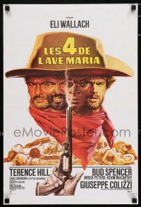 5b414 ACE HIGH French 16x24 R70s Eli Wallach, Terence Hill, spaghetti western, Mascii art!