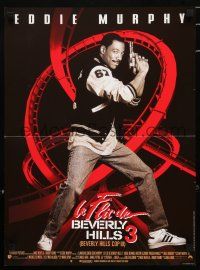 5b421 BEVERLY HILLS COP III French 16x21 '87 Eddie Murphy is back as Axel Foley!