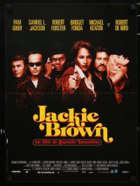 5b453 JACKIE BROWN French 16x21 '98 Quentin Tarantino, Pam Grier, Samuel L. Jackson, De Niro!