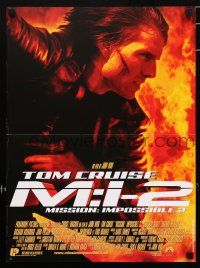 5b464 MISSION IMPOSSIBLE 2 French 16x21 '00 Tom Cruise, sequel directed by John Woo, action images