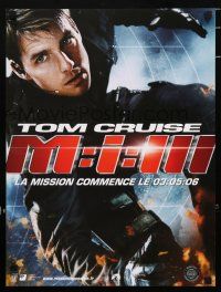 5b465 MISSION IMPOSSIBLE 3 teaser French 16x21 '06 cool image of super spy Tom Cruise!