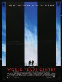 5b495 WORLD TRADE CENTER French 16x21 '06 Oliver Stone, Nicholas Cage, Maggie Gyllenhaal, 9-11