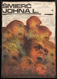 5b350 SMIERC JOHNA L. Polish 27x37 '87 Tomasz Zygadlo, Andrzej Pagowski art of screaming men!