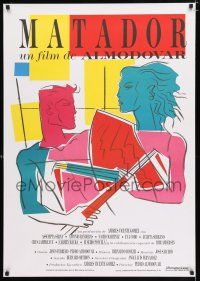 5b027 MATADOR Spanish '86 Pedro Almodovar, Antonio Banderas, cool Berlanga art!