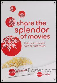 5c060 AMC THEATRES gift card style DS 1sh '12 share the splendor of movies at Christmas!