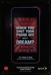5c055 AMC THEATRES DS 1sh '10s Sprint, when you shut your phone off does it dream, wacky!