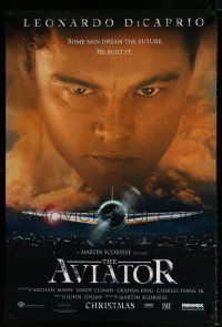 5c081 AVIATOR advance DS 1sh '04 Martin Scorsese directed, Leonardo DiCaprio as Howard Hughes!