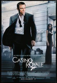 5c145 CASINO ROYALE advance 1sh '06 Daniel Craig as James Bond & sexy Eva Green!