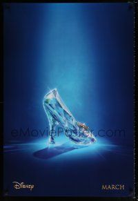 5c155 CINDERELLA teaser DS 1sh '15 great image of classic glass slipper!