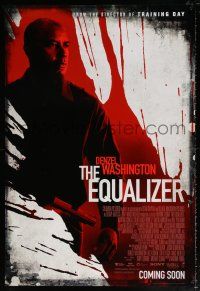 5c244 EQUALIZER int'l advance DS 1sh '14 Chloe Grace Moretz, Denzel Washington in title role!
