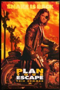 5c246 ESCAPE FROM L.A. teaser 1sh '96 John Carpenter, Kurt Russell is back as Snake Plissken!