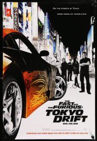 5c259 FAST & THE FURIOUS: TOKYO DRIFT teaser DS 1sh '06 Lucas Black, Zachery Ty Bryan