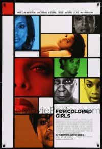5c271 FOR COLORED GIRLS advance DS 1sh '10 Janet Jackson, Thandie Newton, cool design!