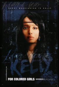 5c273 FOR COLORED GIRLS teaser DS 1sh '10 cool image of Kerry Washington as Kelly!