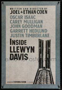 5c394 INSIDE LLEWYN DAVIS teaser DS 1sh '13 Coen brothers, Oscar Isaac, cool art of doors!