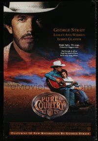 5c577 PURE COUNTRY 1sh '92 George Strait, Lesley Ann Warren, country music!