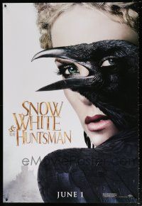 5c665 SNOW WHITE & THE HUNTSMAN teaser 1sh '12 sexy Charlize Theron, clever design!