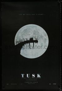 5c779 TUSK teaser DS 1sh '14 incredibly creepy fantasy image of house in front of moon!