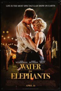 5c803 WATER FOR ELEPHANTS style B advance DS 1sh '11 Reese Witherspoon, Pattinson, Waltz!