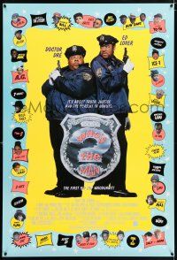 5c815 WHO'S THE MAN 1sh '93 great image of wacky policemen Ed Lover & Doctor Dre!