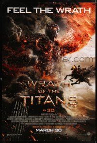 5c835 WRATH OF THE TITANS advance DS 1sh '12 Sam Worthington on pegasus vs enormous titan!