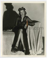 5d050 ADAM'S RIB deluxe 8.25x10 still '49 great portrait of sexy Jean Hagen in lace nightgown!