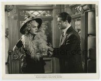 5d056 ALEXANDER'S RAGTIME BAND 8.25x10 still '38 Don Ameche looks worried at angry Alice Faye!