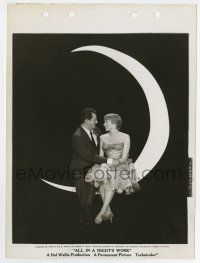 5d060 ALL IN A NIGHT'S WORK 8x11 key book still '61 Dean Martin & Shirley MacLaine sitting on moon!
