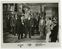 5d077 ANIMAL CRACKERS 8x10 still R74 large group of men & women laugh at Harpo Marx in top hat!