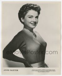 5d087 ANNE BAXTER stage play 8.25x10 still '53 smiling portrait when she was in John Brown's Body!