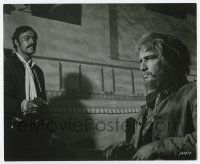 5d096 APPALOOSA 8x10 still '66 John Saxon holding Marlon Brando at gunpoint in village church!