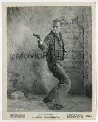 5d111 BACKLASH 8x10 still '56 full-length close up of Richard Widmark pointing his gun!