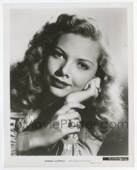 5d118 BARBARA LAWRENCE 8x10.25 still '40s super close portrait of the pretty Fox actress!