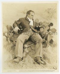 5d163 BRIDE CAME C.O.D. 8x10 key book still '41 great image of James Cagney fallen in cactus patch!