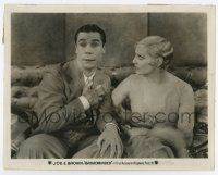 5d169 BROADMINDED 8x10 still '31 close up of sexy Thelma Todd with Joe E. Brown on couch!