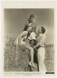 5d193 CAMPUS CONFESSIONS 8x11 key book still '38 Betty Grable, Eleanor Whitney & Henry in the hay!