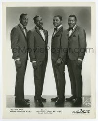 5d354 FOUR TOPS 8.25x10.25 music publicity still '60s portrait of the Motown quartet by Kriegsmann!