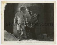 5d384 GHOST OF FRANKENSTEIN 8x10.25 still '42 Bela Lugosi as Ygor sets monster Lon Chaney Jr. free!
