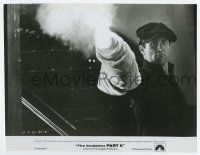 5d393 GODFATHER PART II 7.75x10 still '74 Robert De Niro as Vito Corleone w/ gun wrapped in towel!