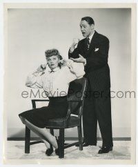 5d424 HER HUSBAND'S AFFAIRS 8.25x10 still '47 Lucille Ball & Franchot Tone by Cronenweth!