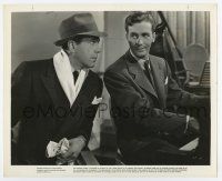 5d470 IT ALL CAME TRUE 8.25x10 still '40 c/u of dapper Humphrey Bogart by Jeffrey Lynn at piano!